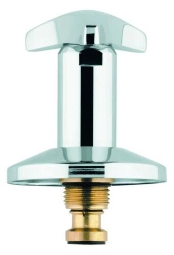 Grohe UP Ventil Oberteil Trecorn-Griff 1/2" rot Chrom 11502000 Restposten NEU