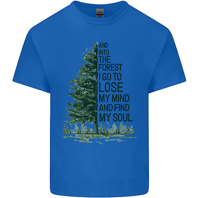 Nella foresta All'aperto Trekking Escursionismo da Uomo Cotone T-Shirt Tee Top 2