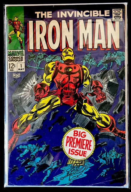 Iron Man # 1 1968 Origin & 1st Solo Ongoing Title Series Appearance