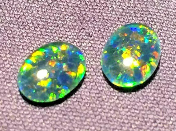 Opal Triplets Ovals & Rounds Natural Earth Mined Australian Opal Best Gem Grade