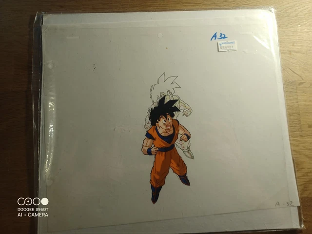 Dragon Ball Z anime Gotenks Gotrunk Super Saiyan 3 celluloïd cellulo