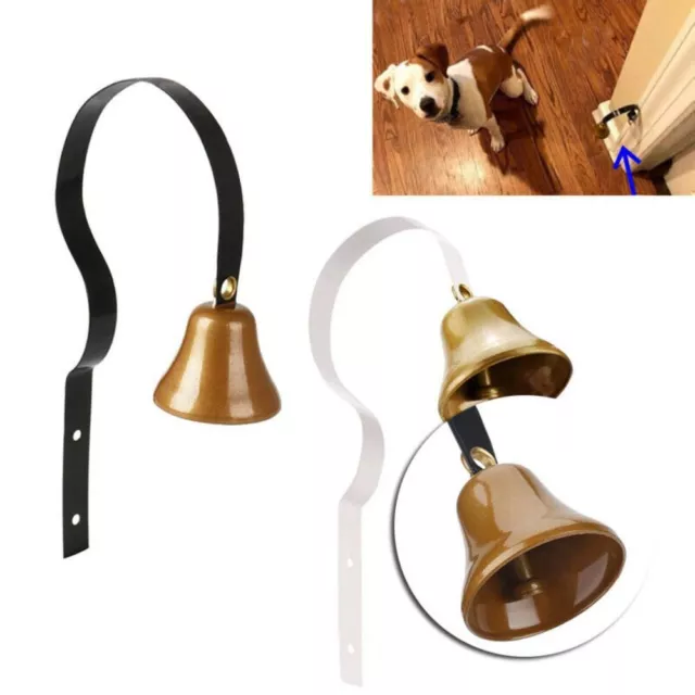 Wall Mounted Shop Decor Vintage Pet Dog Bell Metal Door Bell Training Doorbell
