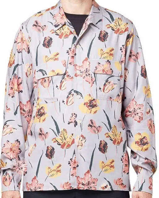 WOW! New Tags PS Paul Smith floral button front shirt large $250