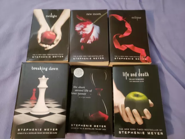Twilight Saga Stephanie Meyer 6 Book Set LOT SERIES Bree Tanner  Free Shipping