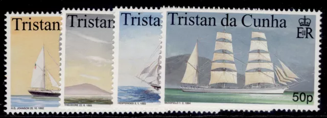 TRISTAN DA CUNHA QEII SG643-646, 1998 Maritime Heritage set, NH MINT. Cat £10.