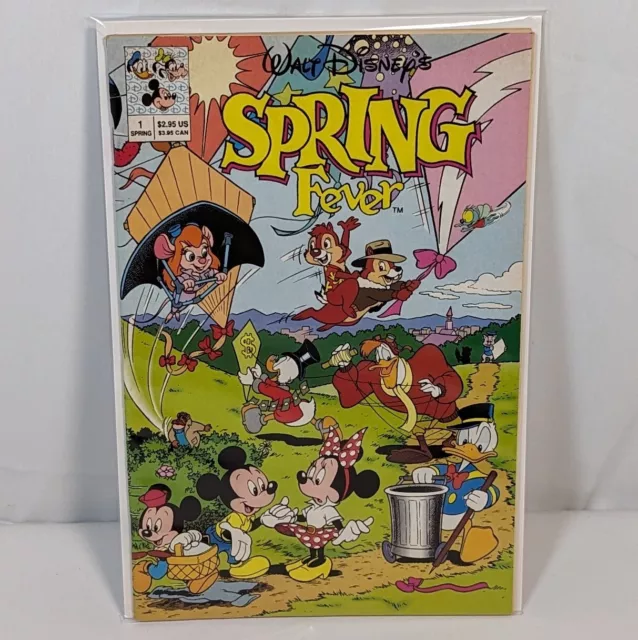 Walt Disneys Spring Fever #1 Mickey Mouse Donald Duck Minnie Mouse