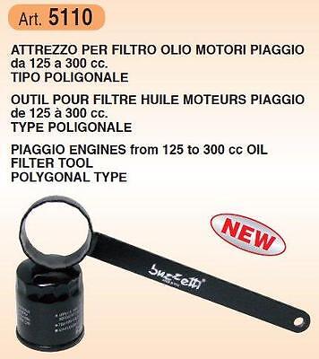 CAMBIO olio strumento filtro olio BUZZETTI CHIAVE 73mm 14 spigoli Adly/Herchee a Aeon 