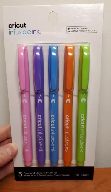 Cricut Infusible Ink Freehand Markers, Brush Tip Tropical (5 ct)
