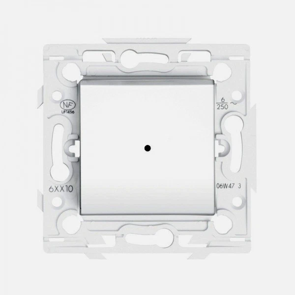 Plaque Horizontale Legrand Arnould Club – 3 Postes Lumineux, Blanc, Neuve