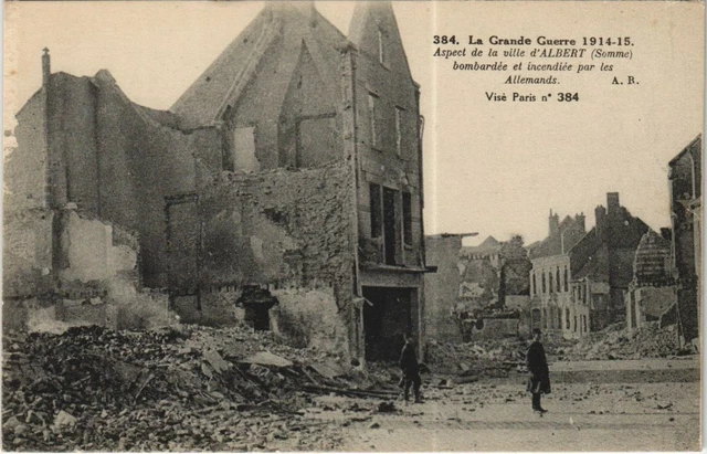 CPA Military War ALBERT City Appearance (808336)