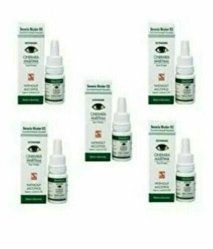 5 PC Schwabe Cineraria Maritima Gouttes pour les yeux (10 ml) - Sans alcool ||