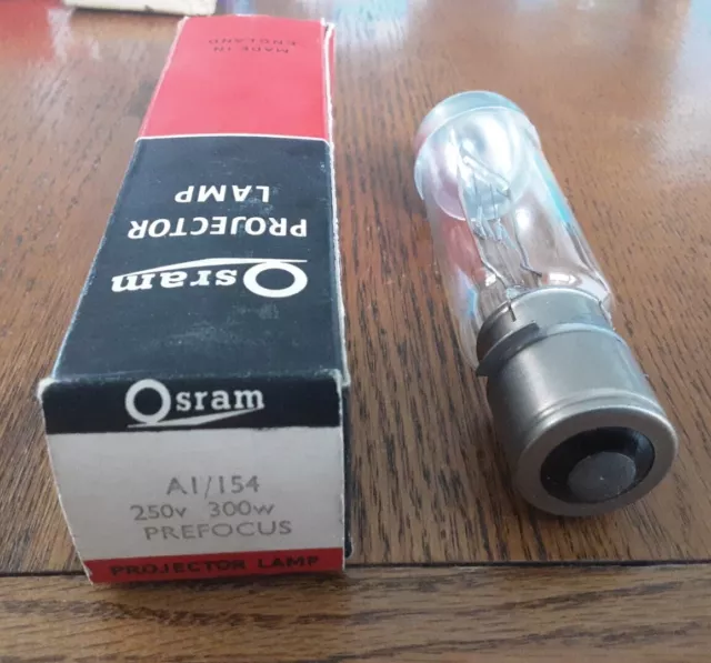 Vintage Osram A1 / 154 Projector bulb lamp 250V 300W - rare