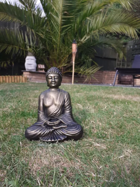 Luxury Stone Garden Ornament Sitting Buddha Statue Indoor Outdoor