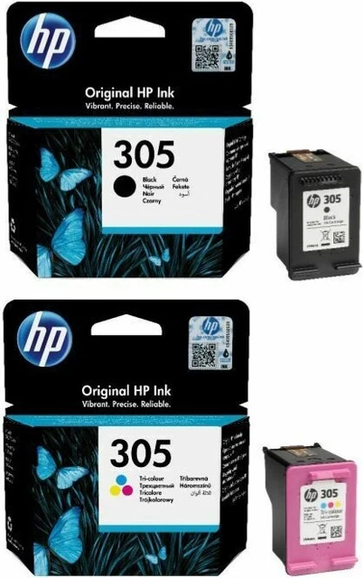 Kit 2 Cartucce Originali Hp305 Nero + Colore Ufficiali Hp Hp305Bk + Hp305C