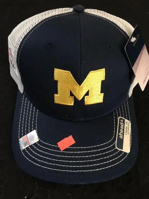 Michigan Wolverines 2022 NCAA Playoff Game Snapback Hat by ahead New w. Tags