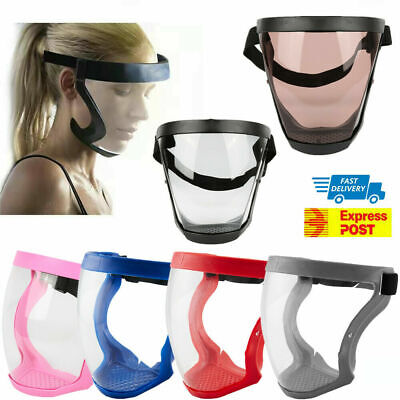 Anti-fog Full Face Shield Super Protective Head Cover Transparent Safety Mask US