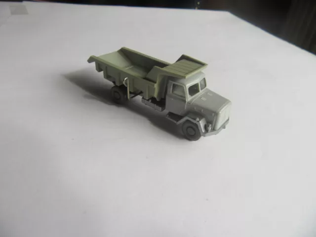 Wiking 1:87 Magirus Saturn Muldenkipper hellgrau-silber