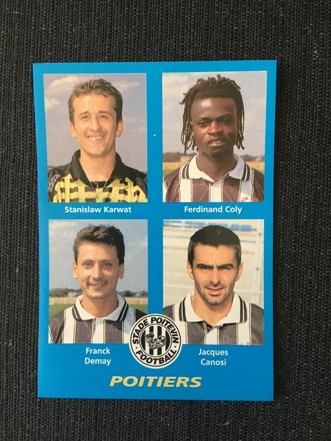 N°342 GOMES BAUDOIN MOULIN PEREZ ALES OAC D2 PANINI FOOT 96 FOOTBALL