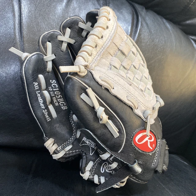 LHT Rawlings SC105BGB 10.5" Youth Baseball Glove Left Hand Thrower Little League LHT Rawlings SC105BGB 10.5" Youth Baseball Glove Left Hand Thrower Little League