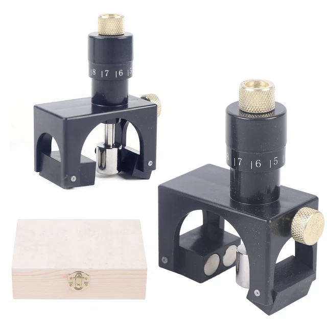 Magnetic Adjustable Planer Blade Cutter Setting Jig Gauge Woodworking Tool x2