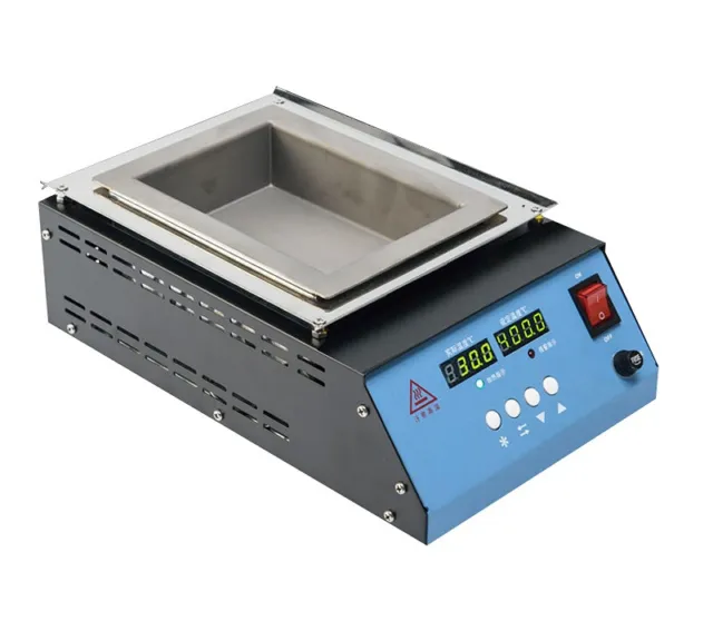 Solder Pot Tin Melting Furnace Thermoregulation Desoldering Bath 160*110mm