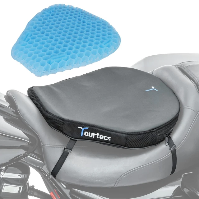 CUSCINO DA SELLA TPE Gel L per moto custom nero CB23279 EUR 51,99
