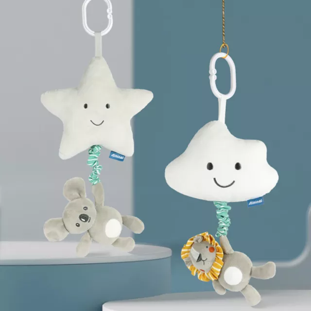 MY# Plush Baby Bed Rattle Cute Bed Bell Mobile Wind Chime for Doorknob Crib Baby