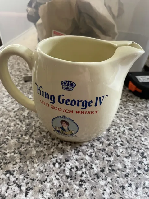 King George Iv Scotch Whisky Water Jug