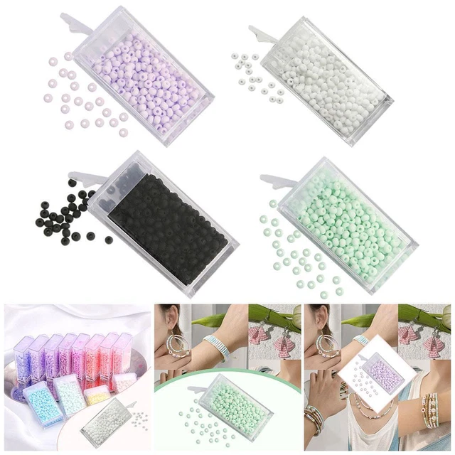 3mm Perles DIY Bijoux Verre Riz Perles Bohême Mat pour Boucle D'oreille Ados