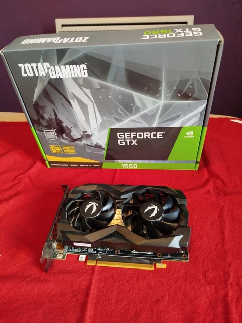 ZOTAC GAMING GEFORCE GTX 1660 Twin Fan 6GB GDDR5 Graphics Cards EUR 110 00 PicClick FR