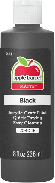 Apple Barrel Acrylic Brush Paint in Assorted Colors (8 Ounce) 236 ml