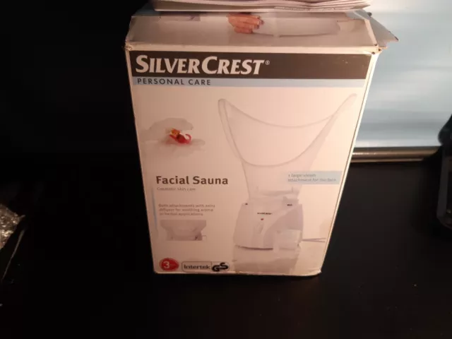 Silver Crest Facial Sauna New But Box Tatty