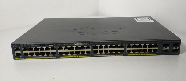 Cisco 2960x WS-C2960X-48TS-L 48 Port Network Switch