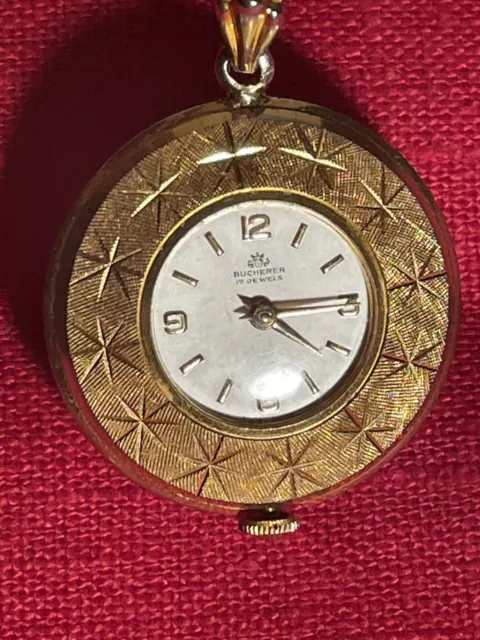 Bucherer watch pendant deals
