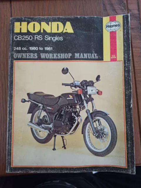 Honda CB250 RS Haynes Owners Workshop Manual Used Repair Book