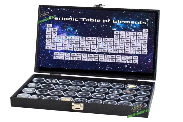 24 Periodic Table Elements in show case box, 24 elements set, chemistry set