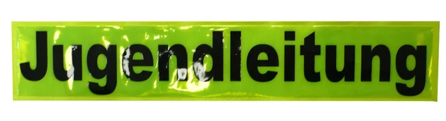 RescPol Rückenschild Notfallseelsorge – Reflektierend, 30x5 Cm, Mit Klettbefestigung