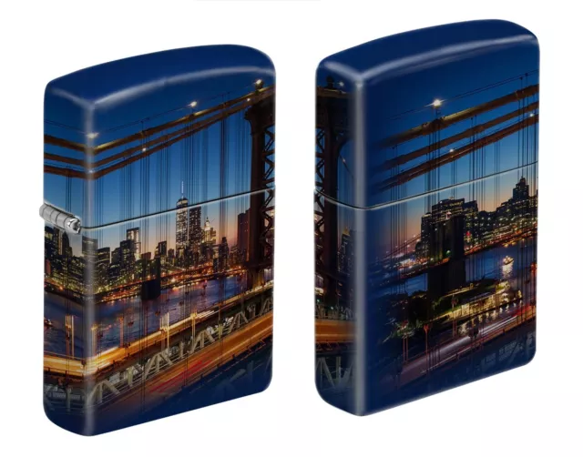 Zippo 8978, Bridge View-New York Skyline 540 Process 4-Sided Lighter