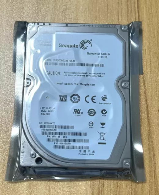 NEW Seagate 5400.6 320GB SATA 5400 RPM 2.5-Inch ST9320325AS Laptop Hard Drive