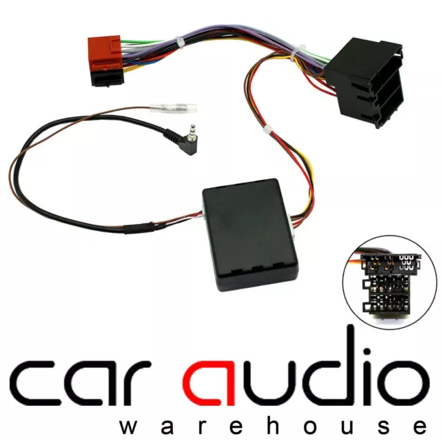 Car Stereo Steering Wheel Interface & FREE PATCH LEAD To Fit Seat Leon Upto 2005