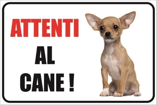 BOXER Attenti Al Cane Mod 3 TARGA Cartello IN METALLO (20X30 - 2