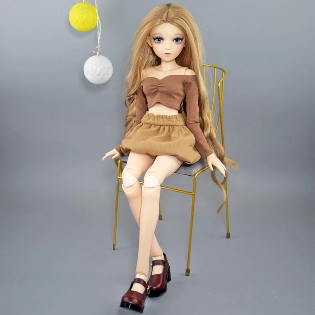1/6 BJD Garçon Poupée Maquillage Visage Tête Sculptez Avec Des Cheveux