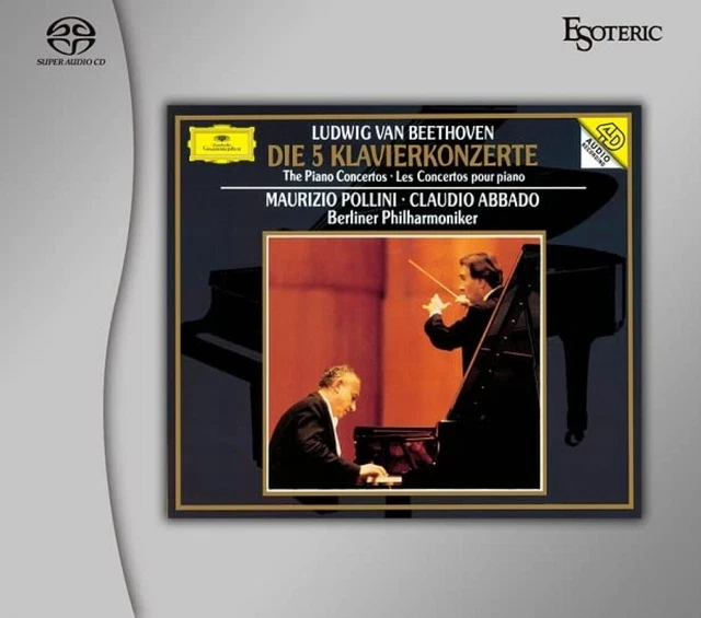 ESOTERIC Pollini Abbado BPh Beethoven Piano Concertos 3 SACD Hybrid from JAPAN