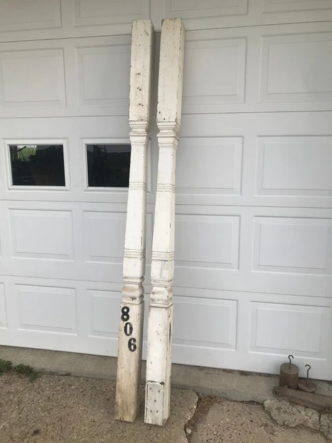 antique wooden porch posts architectural salvage