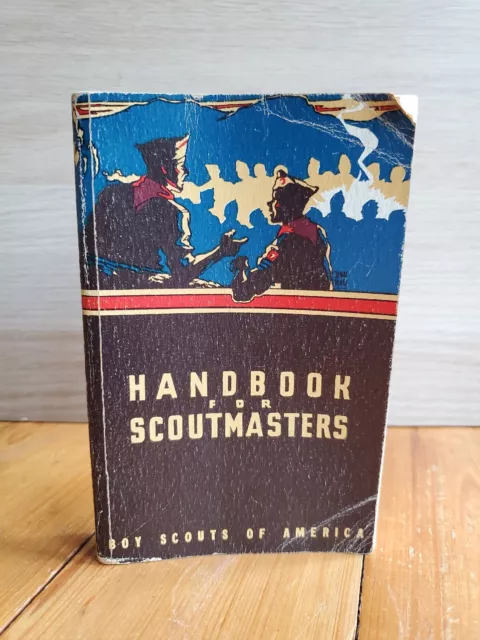 Vtg Handbook for Scoutmasters Vintage Boy Scouts of America BSA Book 1947