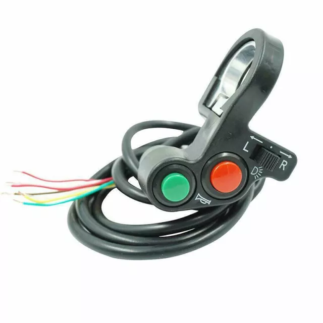 Motorcycle 7/8''Handlebar Headlight/Turn Signal Light/Horn ON-OFF Switch Button