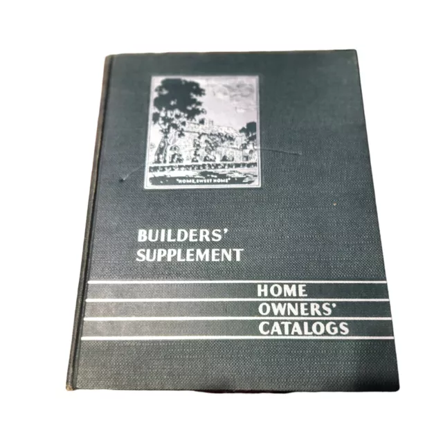 Home Owners' Catalogs Illus. Dodge 1937 Builder's Supplement Architectural Book