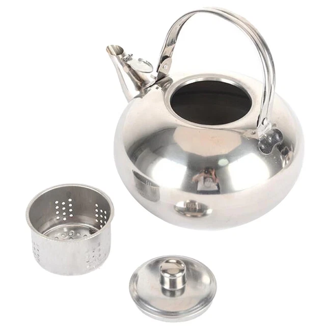 Durable Acier Inoxydable Eau Chaude Bouilloire Pot Théière Infuseur Thé