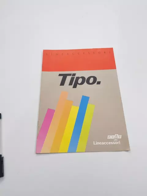 Brochure Depliant Fiat Tipo Linea Accessori  Ed. 1987 Epoca