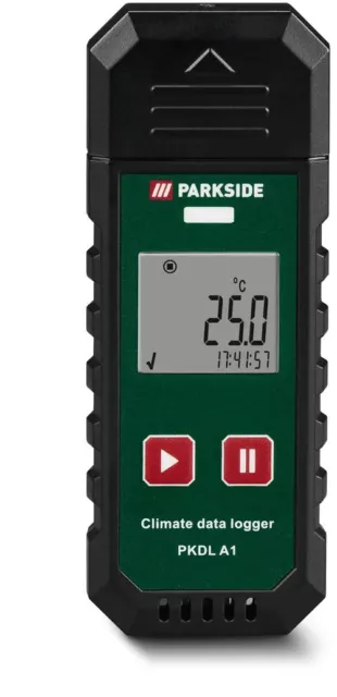 PARKSIDE® Klima-Datenlogger PKDL A1 LED-Alarm Thermometer Temperatur Luftfeuchte